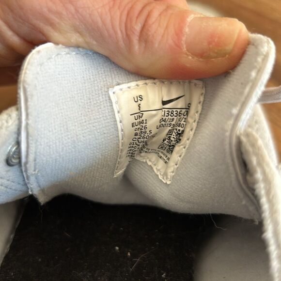 Nike SB Janoski Fly Leather Mens Suede Shoe size 8 Good Condition - Picture 8 of 9